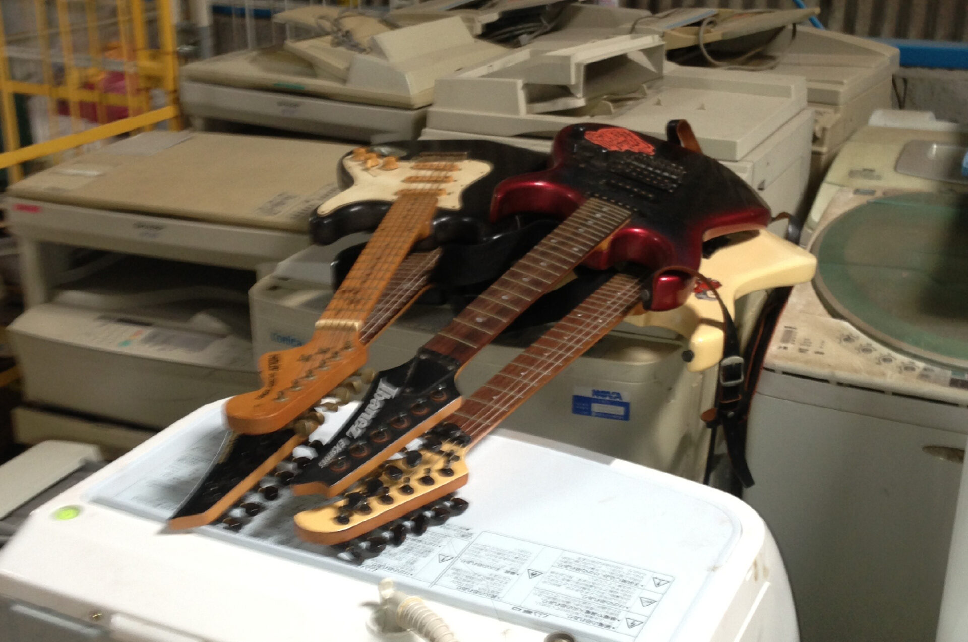 不用品回収の様子