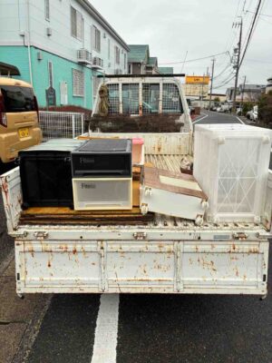 春日井市で衣装ケースを中心とした不用品回収