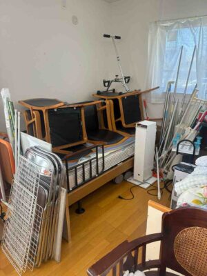 小牧市で行ったベッドやマットレス回収の不用品回収事例